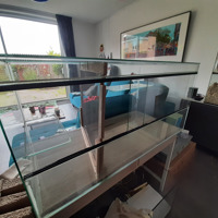 Gerbilarium/hamsterhok glas met schuifruiten