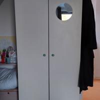 Bruynzeel klerenkast, wit 2 stuks