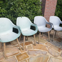 4 tuinstoelen kuip