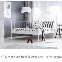 Metalen bed IKEA 