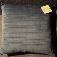 Blauw corduroy kussen nieuw 45 x 45 cm