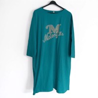Sweatjurk motorcycle turquoise XL/XXL