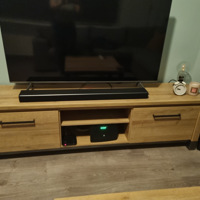 TV-meubel Finn - licht eikenkleur - 52x188x40 cm