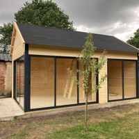 NIEUW Modern blokhut Murano 3 Set