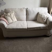 2 zits Ikea bank ecru stof