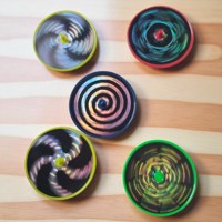 5-Delige holografische tollen set