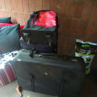 Twee rolKoffers, groot en klein