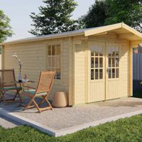Blokhut - Tuinhuis Julia | 40 mm | vuren onbehandeld