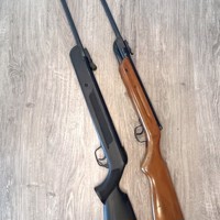 Twee luchtbuksen Kandar model 600 en Chinese buks