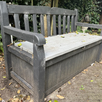 Zwart grijze Tuinbank 