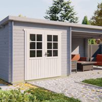 Blokhut - Tuinhuis Charlotta | 28 mm | vuren onbehandeld