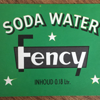 Etiket Fency Soda water