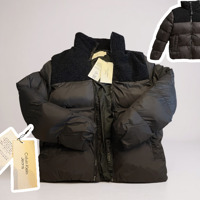 Zwarte Winterjas van bekend merk/Niet gedragen/Maat S