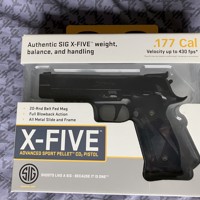SIG Sauer X-FIVE / black / 4,5 mm .177 CO2