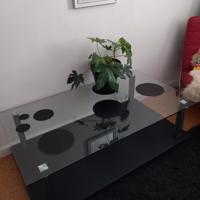 Glazen salontafel