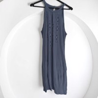 Buffalo London stretchy zomer jurk blauw 42