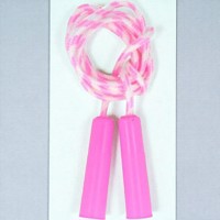 Springtouw roze lengte 2.20M