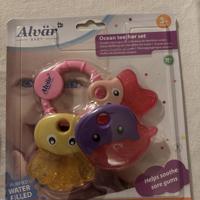 Alvar baby bijtringen ocean teether set ( vanaf 3 maanden )