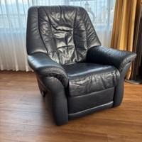 2 stuks relax fauteuil kleur blauw  relaxstoel