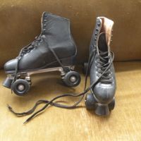 Roller Skates zwart leer maat 43