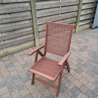 Teak tuinstoelen 8 stuks 