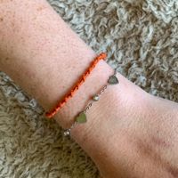 Twisted armband, Oranje