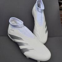 adidas Predator Elite Gras Voetbalschoenen (FG) Wit Zilver