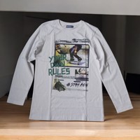 Glo-Story jongens longsleeve your own rules wit 164