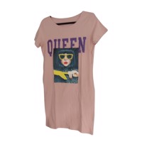 Shirt jurk Queen roze S