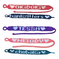 Handgemaakte gepersonaliseerde naam armband