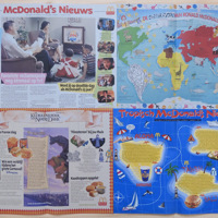 McDonald's papieren placemats