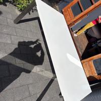 Witte eettafel 180x90cm