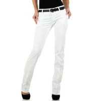 Broek extra lang creme wit recht model 31/ L