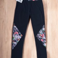 Holala sportbroek zwart lila S/M 36/38