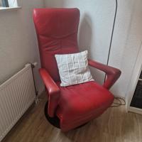 Mooie, luxe rode stoel