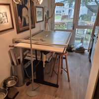 Authentieke tekentafel