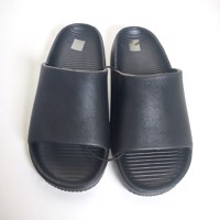 Heren slippers effen zwart 43