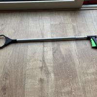 Afvalgrijper 95 cm met herbruikbare en opvouwbare verzamelzak