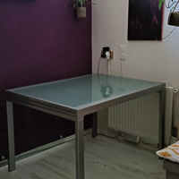 Uitschuifbare eetkamertafel 