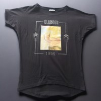 Glo-story t-shirt 1995 zwart glamour glitter one size