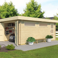 NIEUW Modern houten garage Canberra