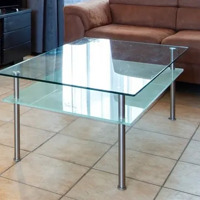 Salontafel glas