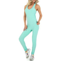 Sport jumpsuit mintgroen S/M