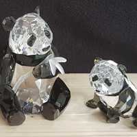 Swarovski Panda Moeder en Baby doos, omdoos en certificaat