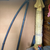 parasol met voet