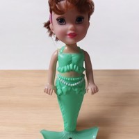 Mermaid zeemeermin pop groen 18cm