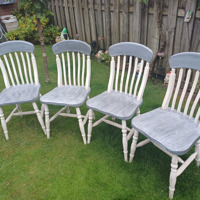 Leuke Stevige Houten eettafel stoelen Gratis op halen