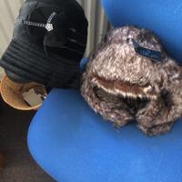 leuke  nieuw  fluweel  zwart  hoedje