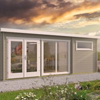 Blokhut - Tuinhuis Flow 2.0 | 40 mm | vuren onbehandeld