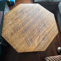 Robuuste Eiken Salontafel - 120cm breed, 8cm dik blad